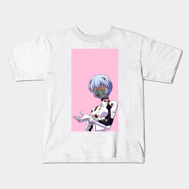 Glitch Rei Kids T-Shirt by tGst09